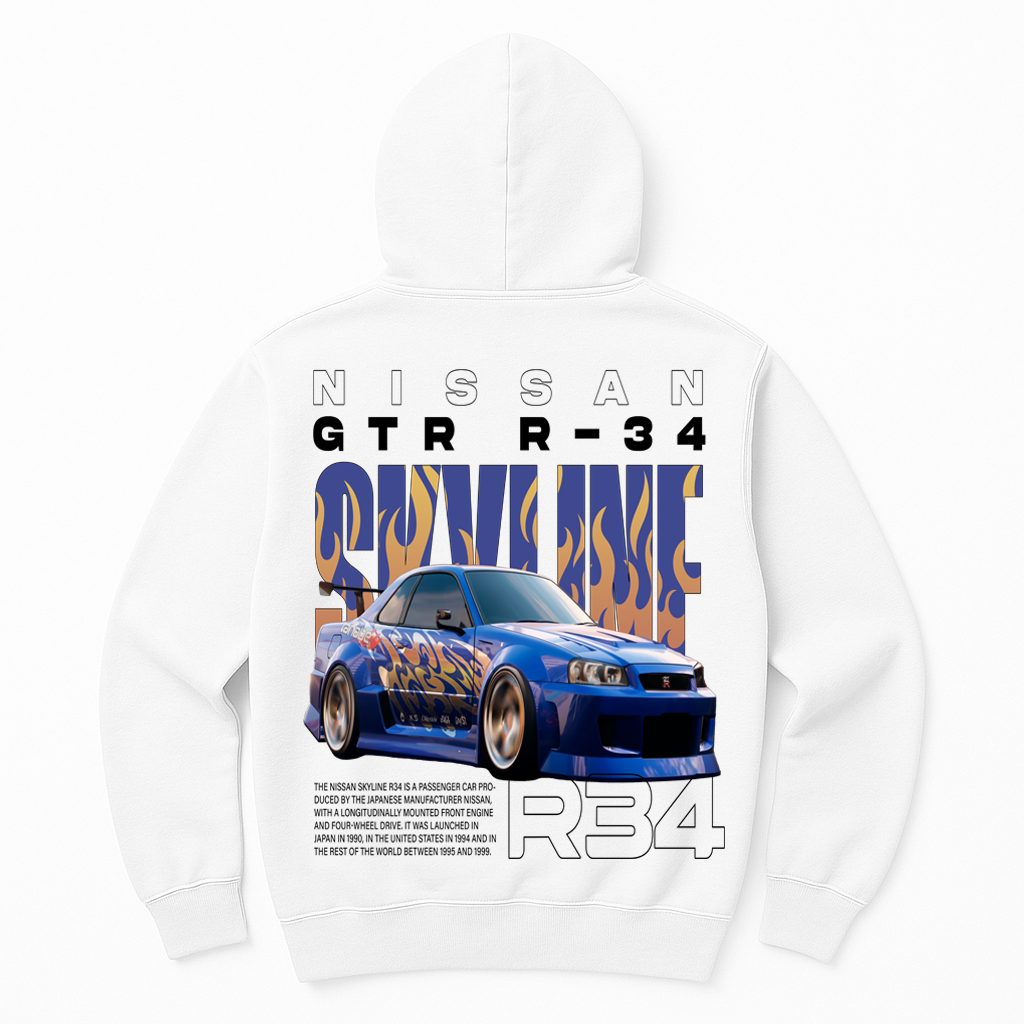 Moletom Nissan Gtr R-34