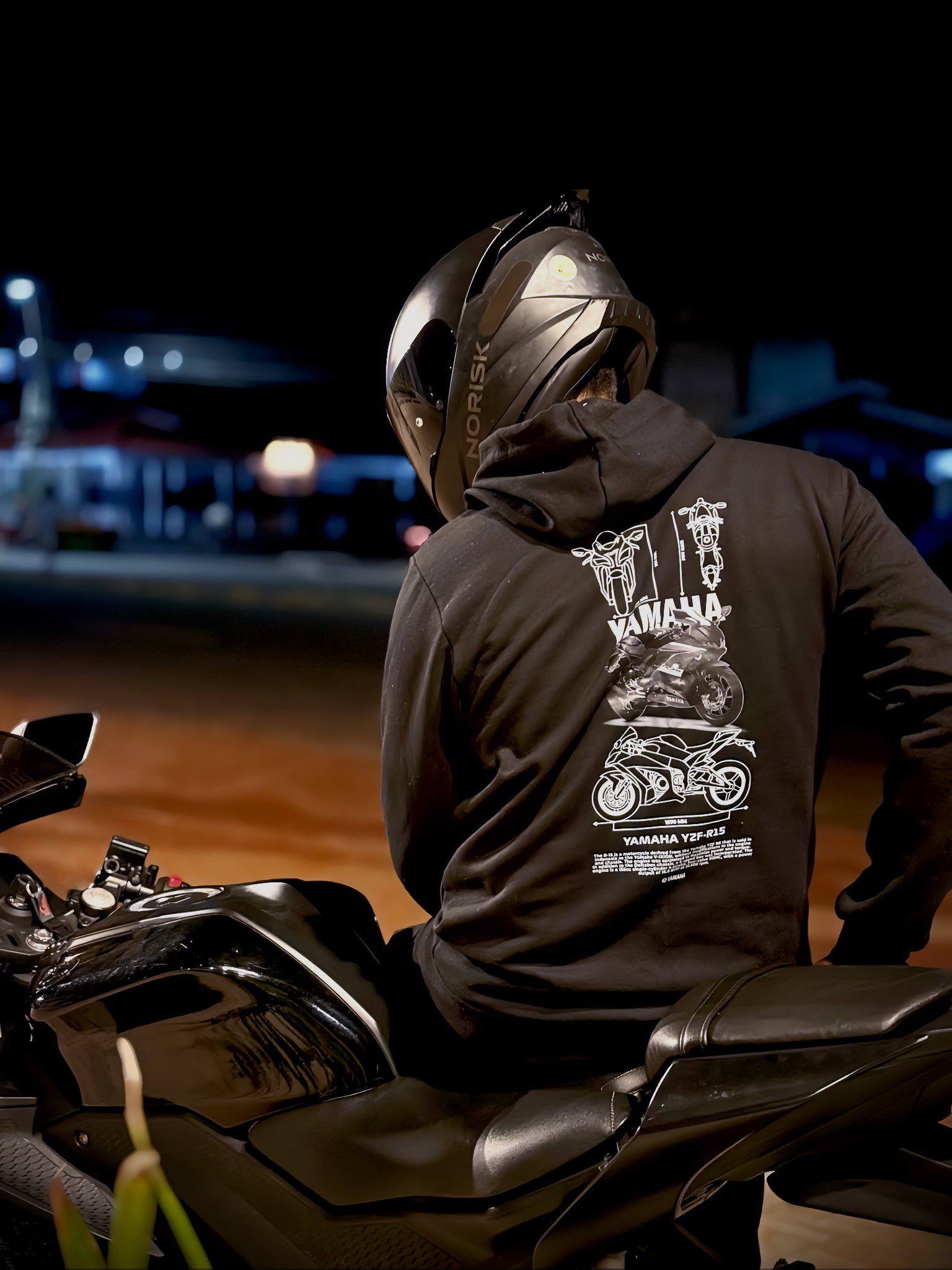 Moletom Yamaha YZF-R15 Metálico