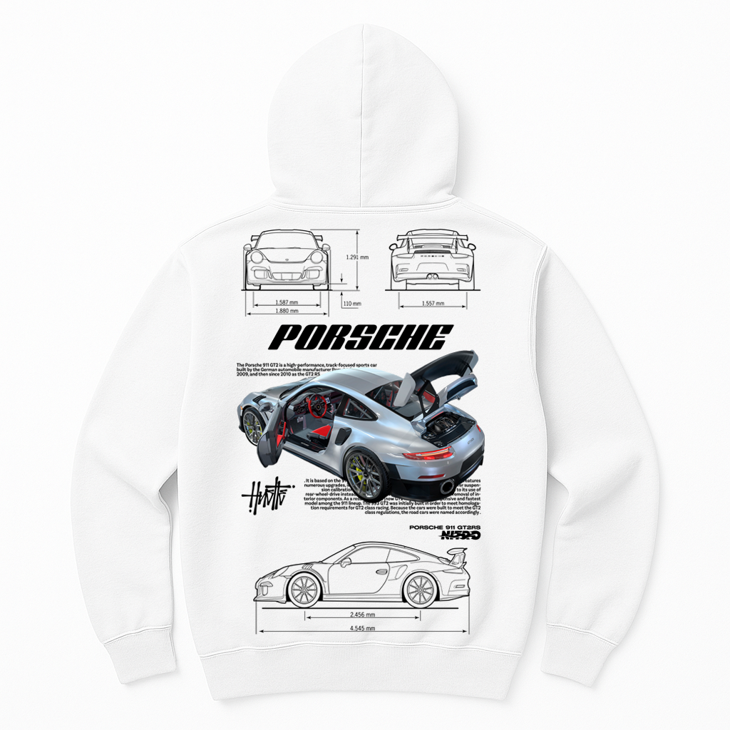 Moletom Unissex Porsche 911 Nitro