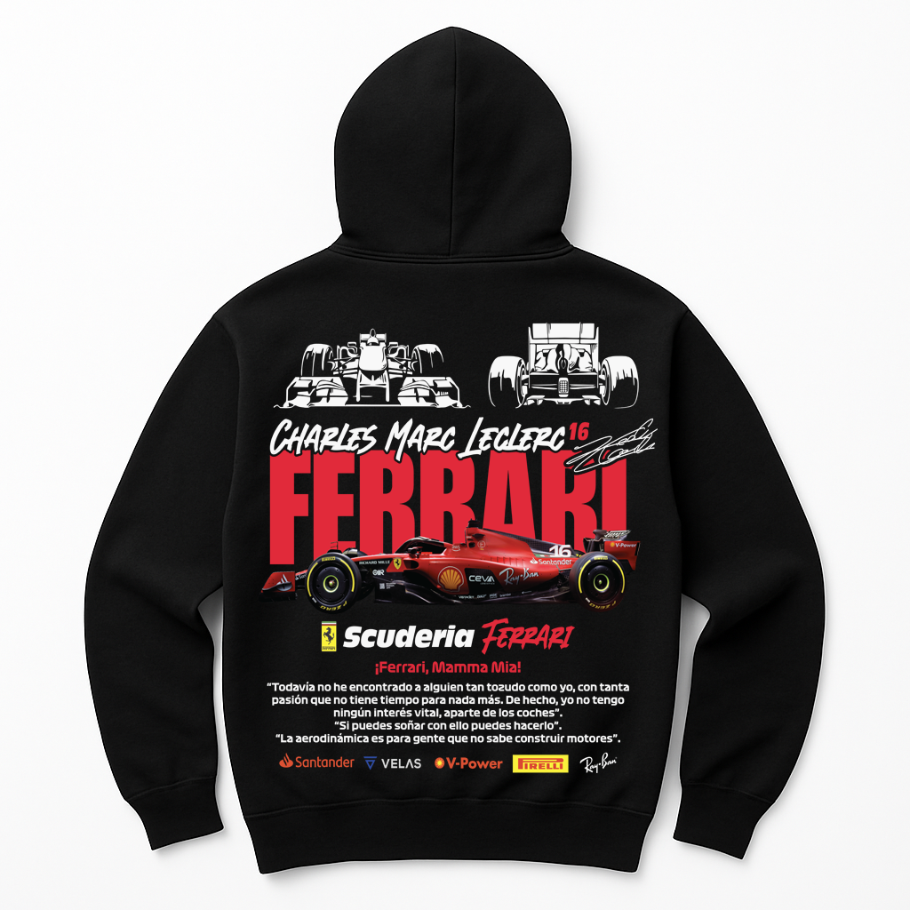 MOLETOM F1 CHARLES MARC LECLERC