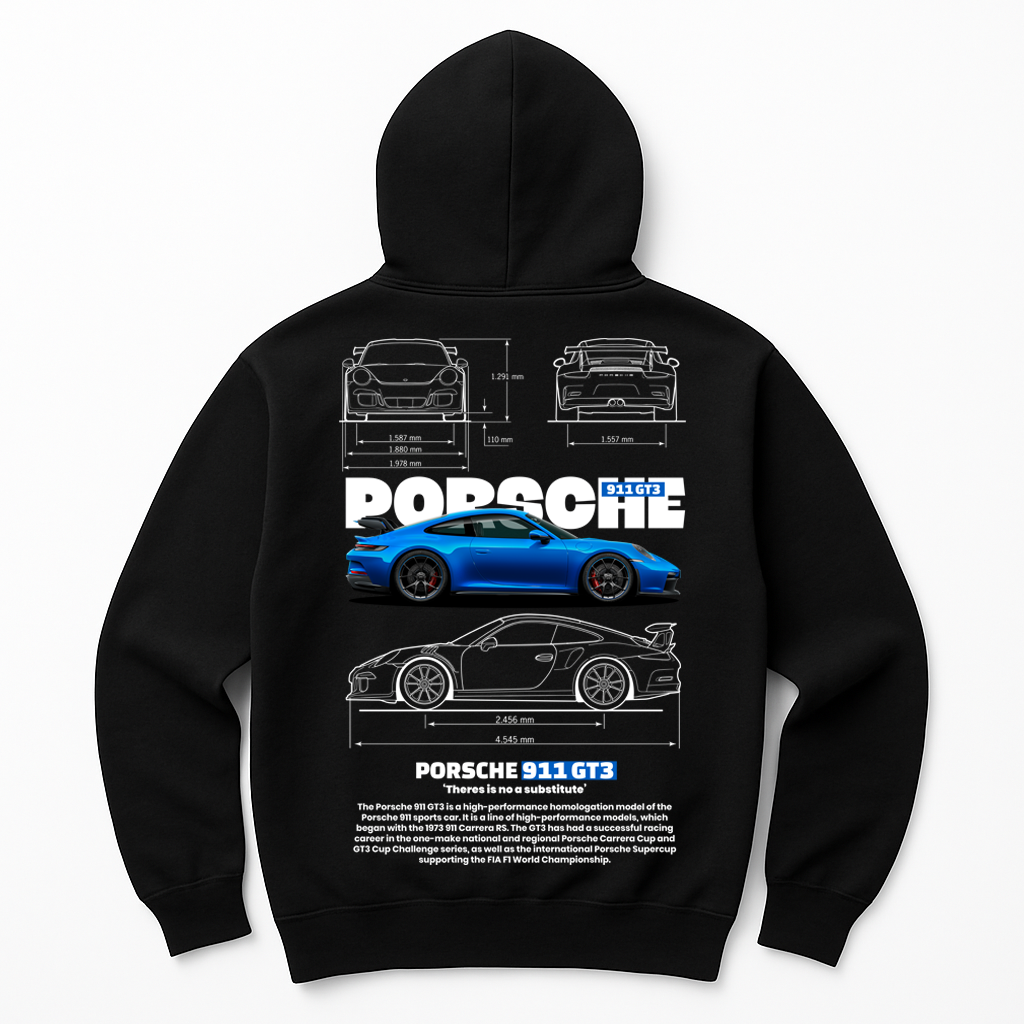 Moletom Unissex Porsche 911 Gt3