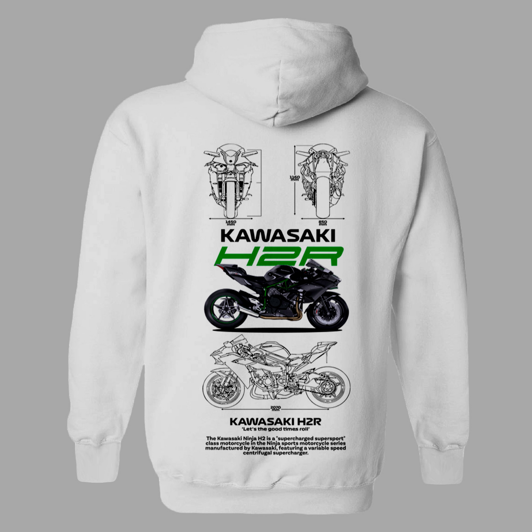 MOLETOM KAWASAKI   H2R