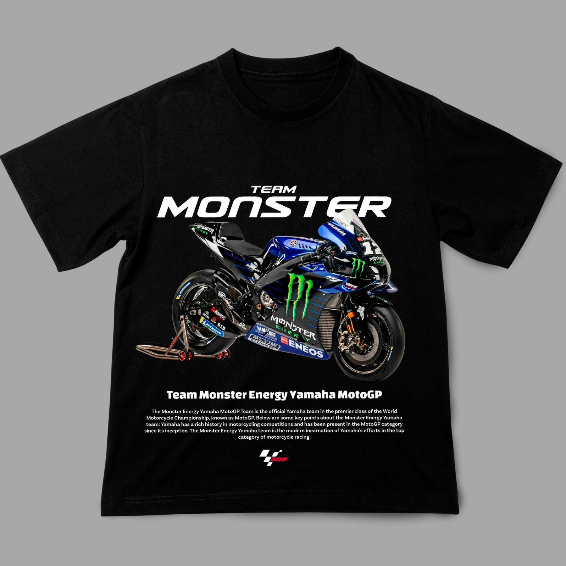 CAMISA OVERSIZED TEAM MONSTER