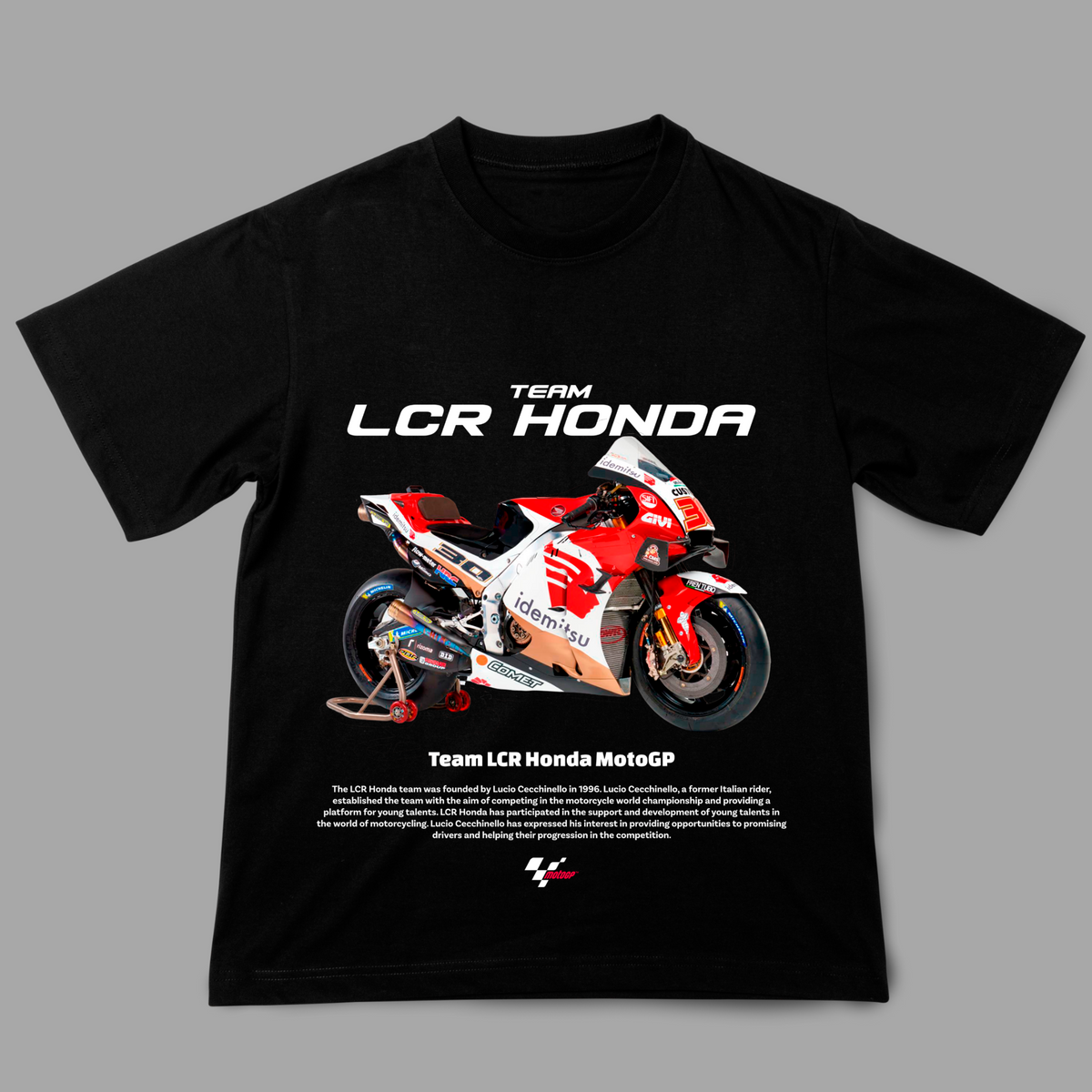 CAMISA OVERSIZED TEAM HONDA