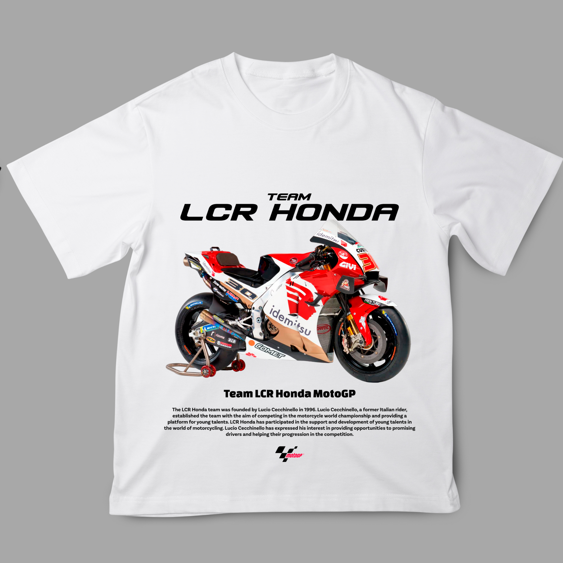 CAMISA OVERSIZED TEAM HONDA