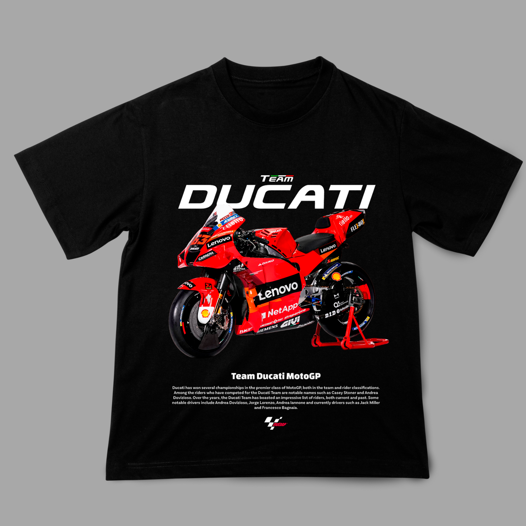 CAMISA OVERSIZED TEAM DUCATI