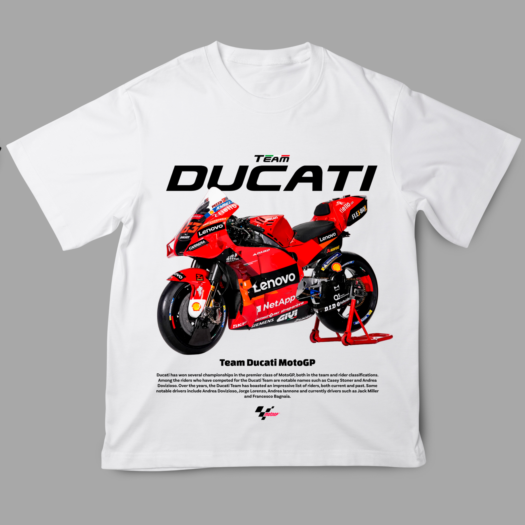 CAMISA OVERSIZED TEAM DUCATI