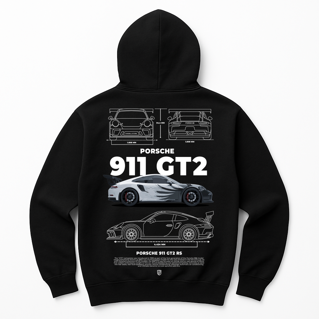 Moletom Unissex Porsche 911 Gt2