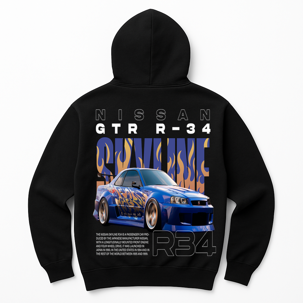 Moletom Nissan Gtr R-34