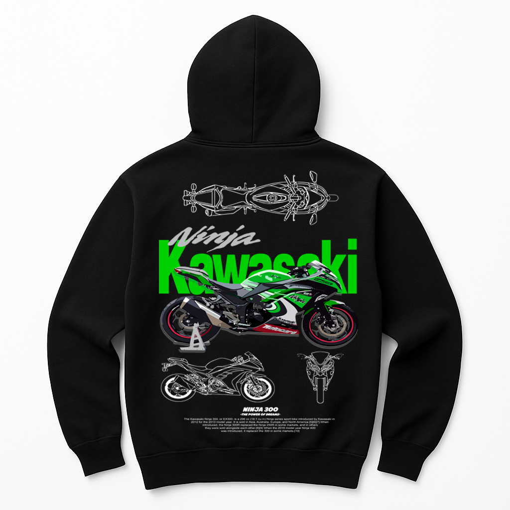 Moletom Kawasaki Ninja 300