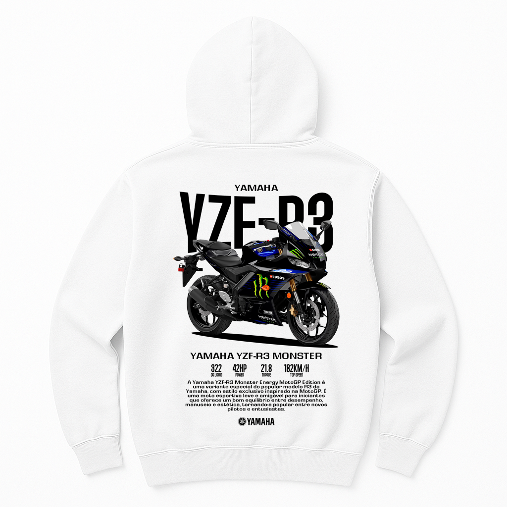 Moletom Yamaha YZF-R3 Monster