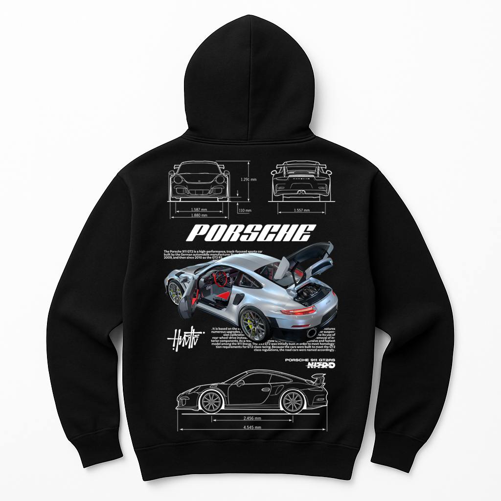 Moletom Unissex Porsche 911 Nitro