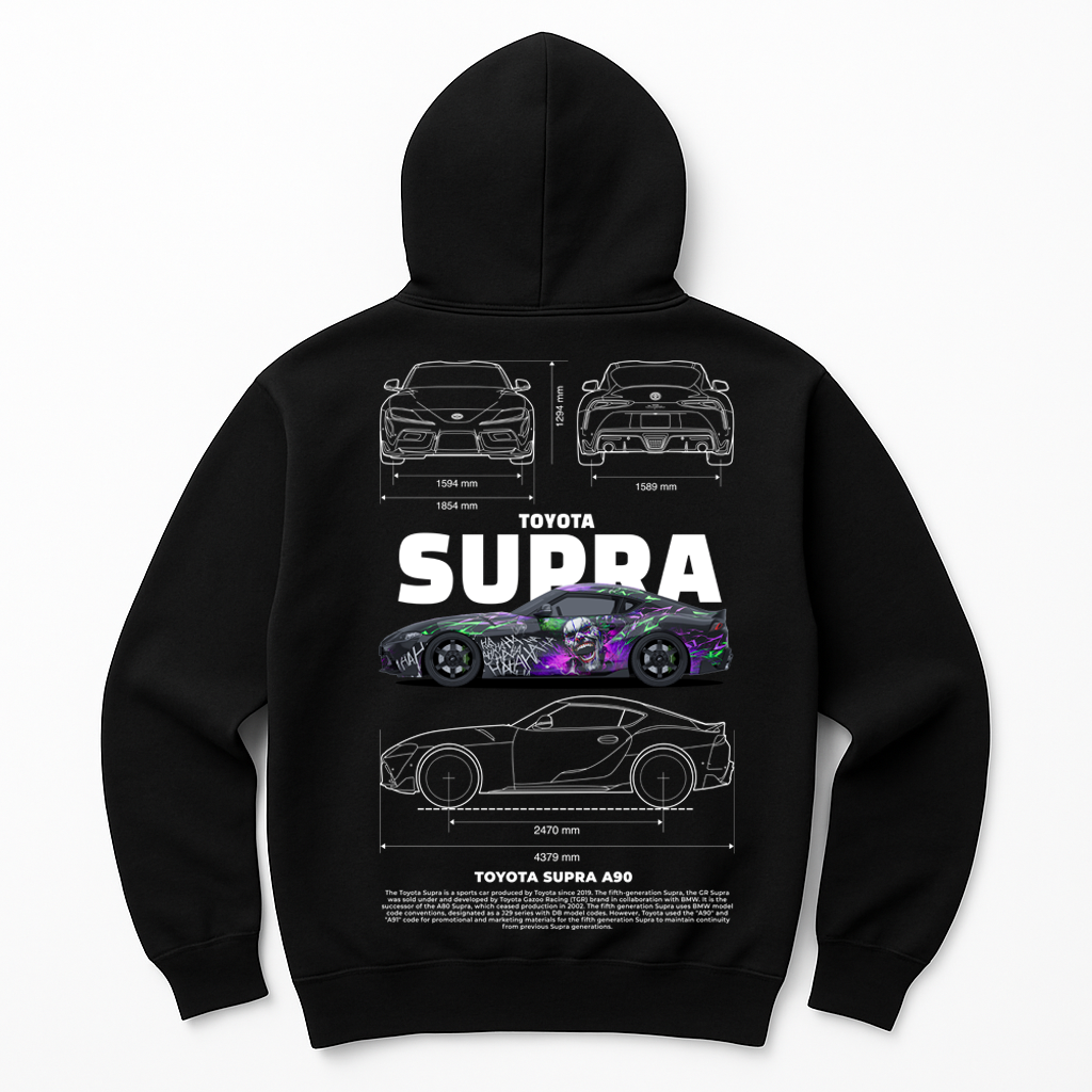 Moletom Unissex Toyota Supra A90
