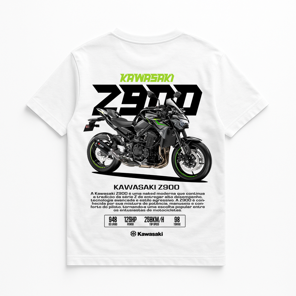 Camisa Kawasaki Z900 Verde