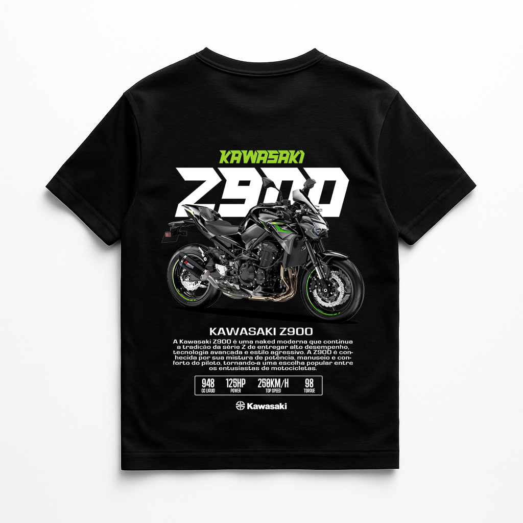 Camisa Kawasaki Z900 Verde