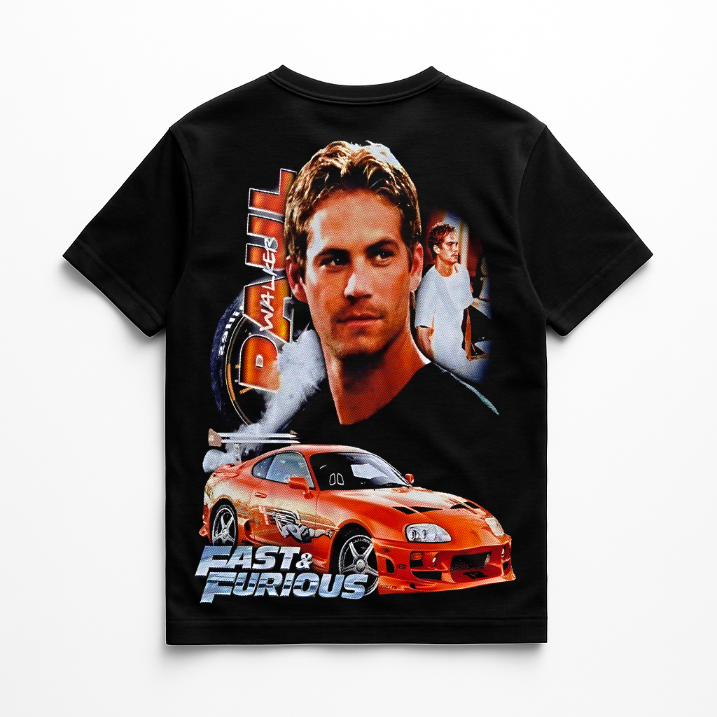 Camisa Unisex Velozes & Furiosos Brian O'Conner