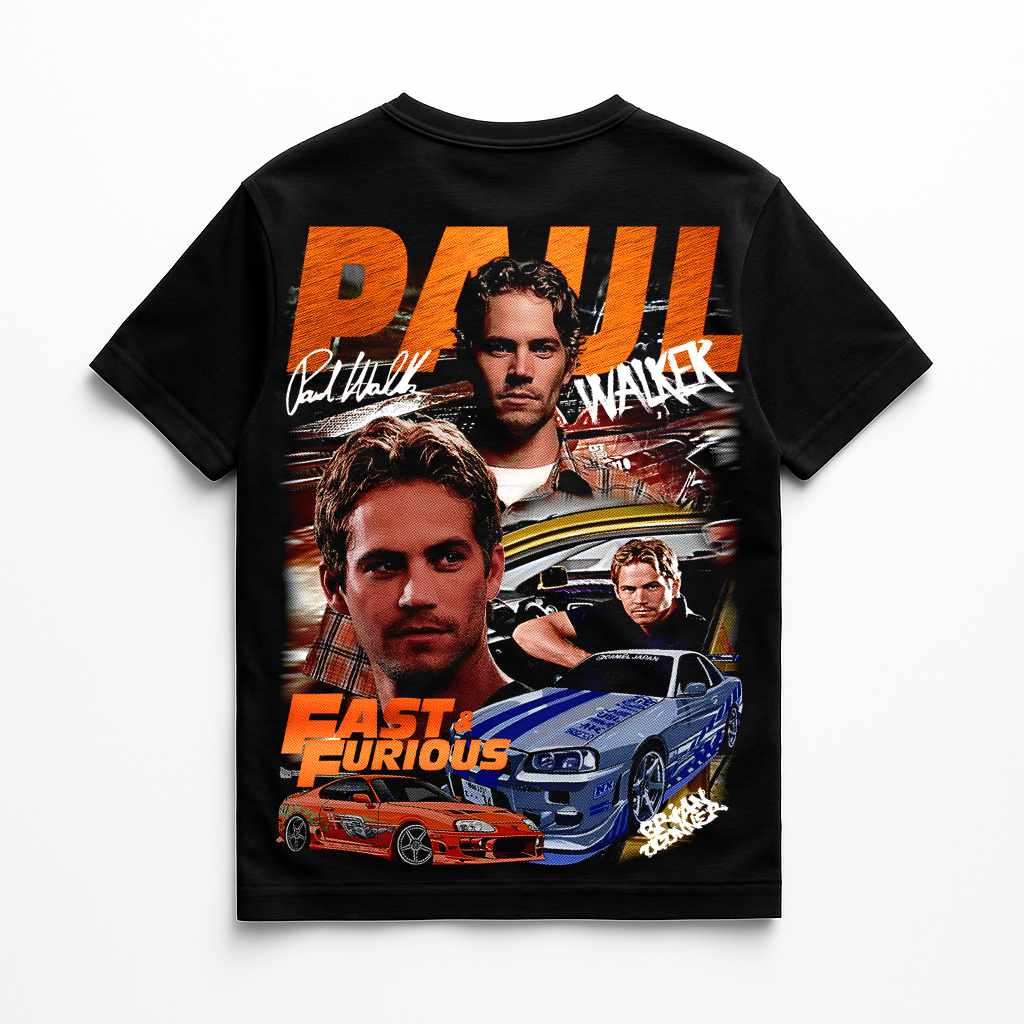 Camisa Unisex Velozes & Furiosos Paul Walker