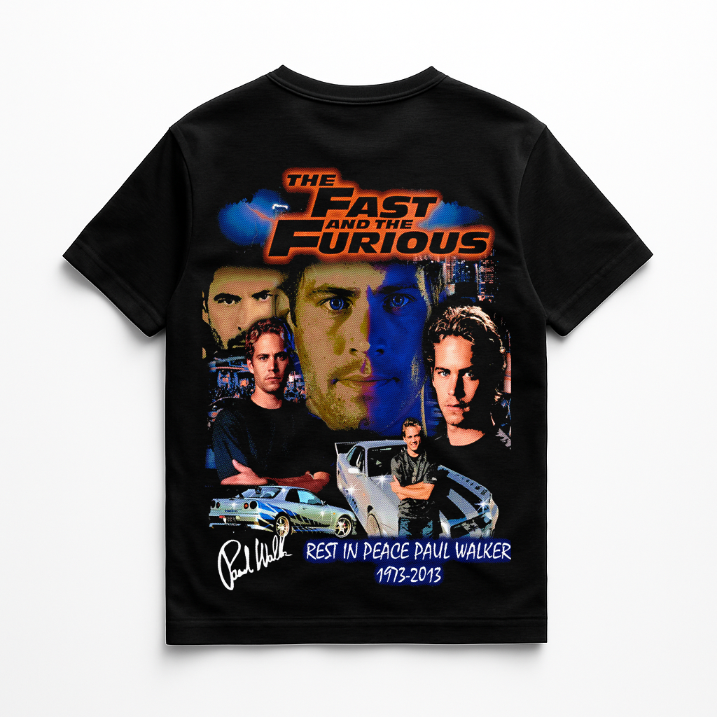 Camisa Unisex Velozes & Furiosos Brian O'Conner