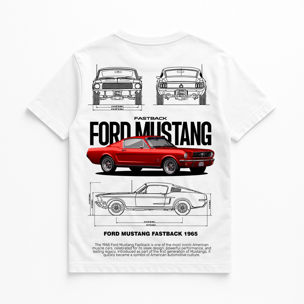 Camisa Unisex Mustang Fastback