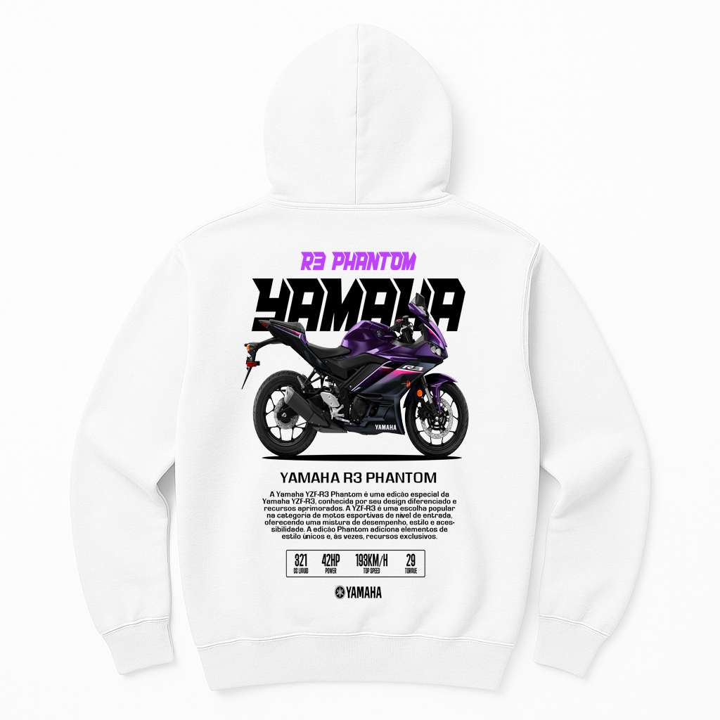 Moletom Yamaha R3 Phantom