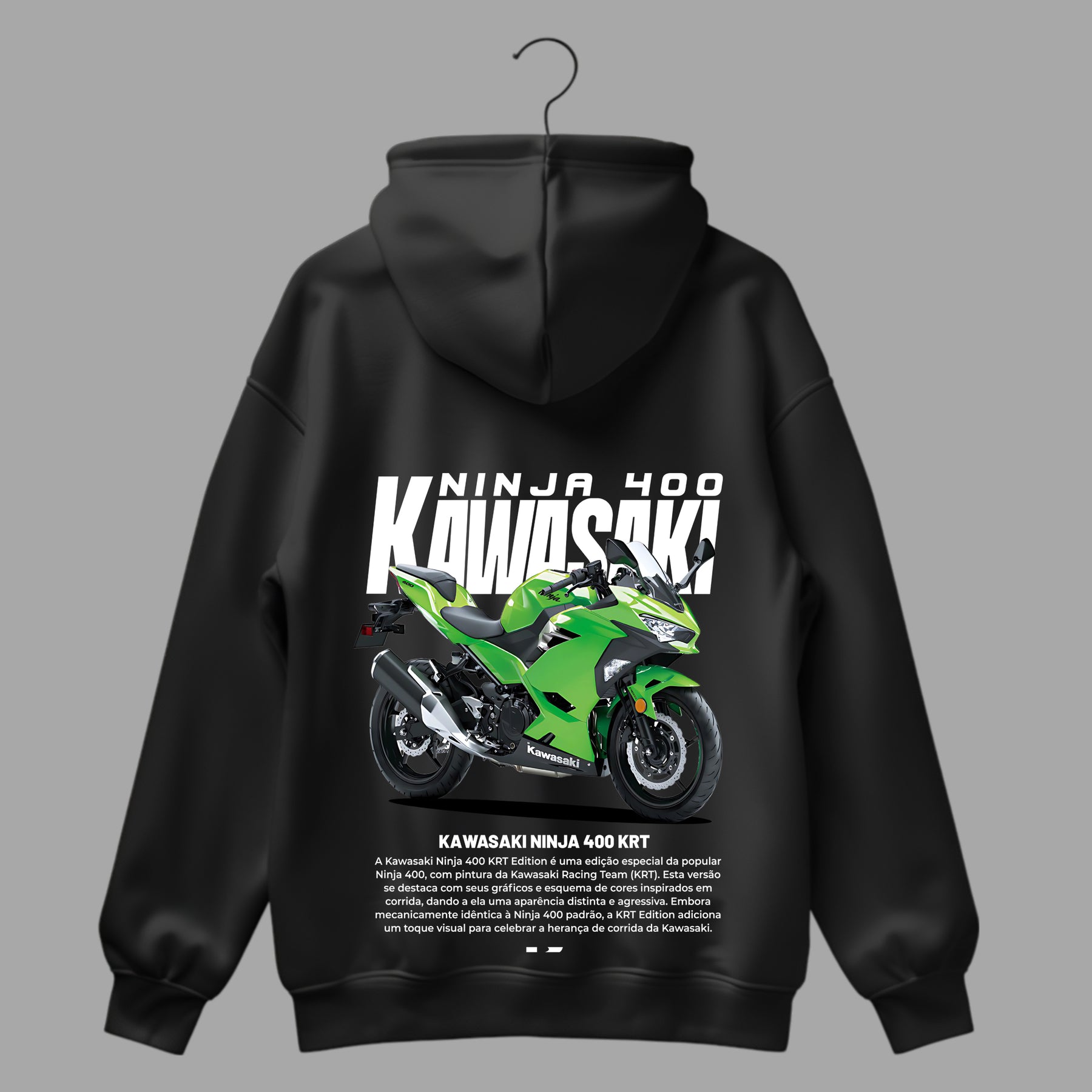 MOLETOM KAWASAKI 400 KRT VERDE