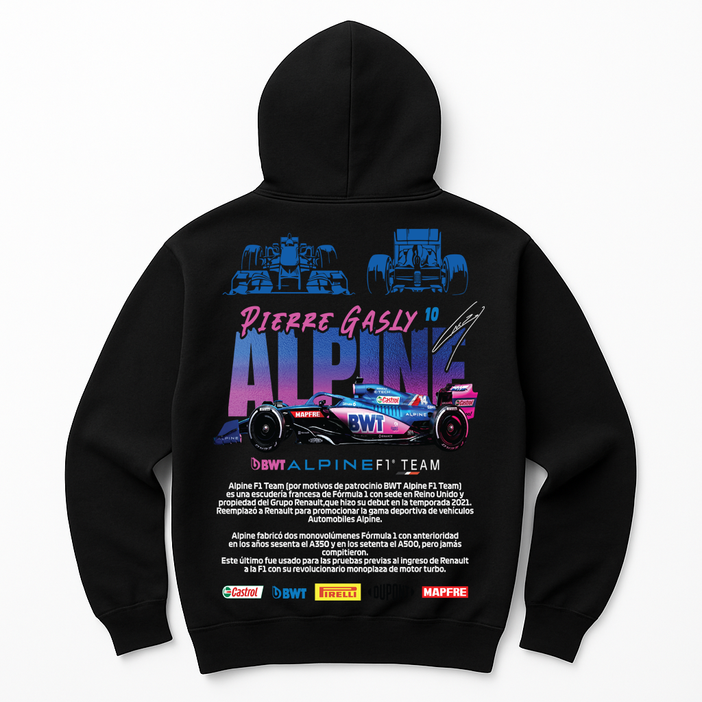 MOLETOM F1 PIERRE GASLY