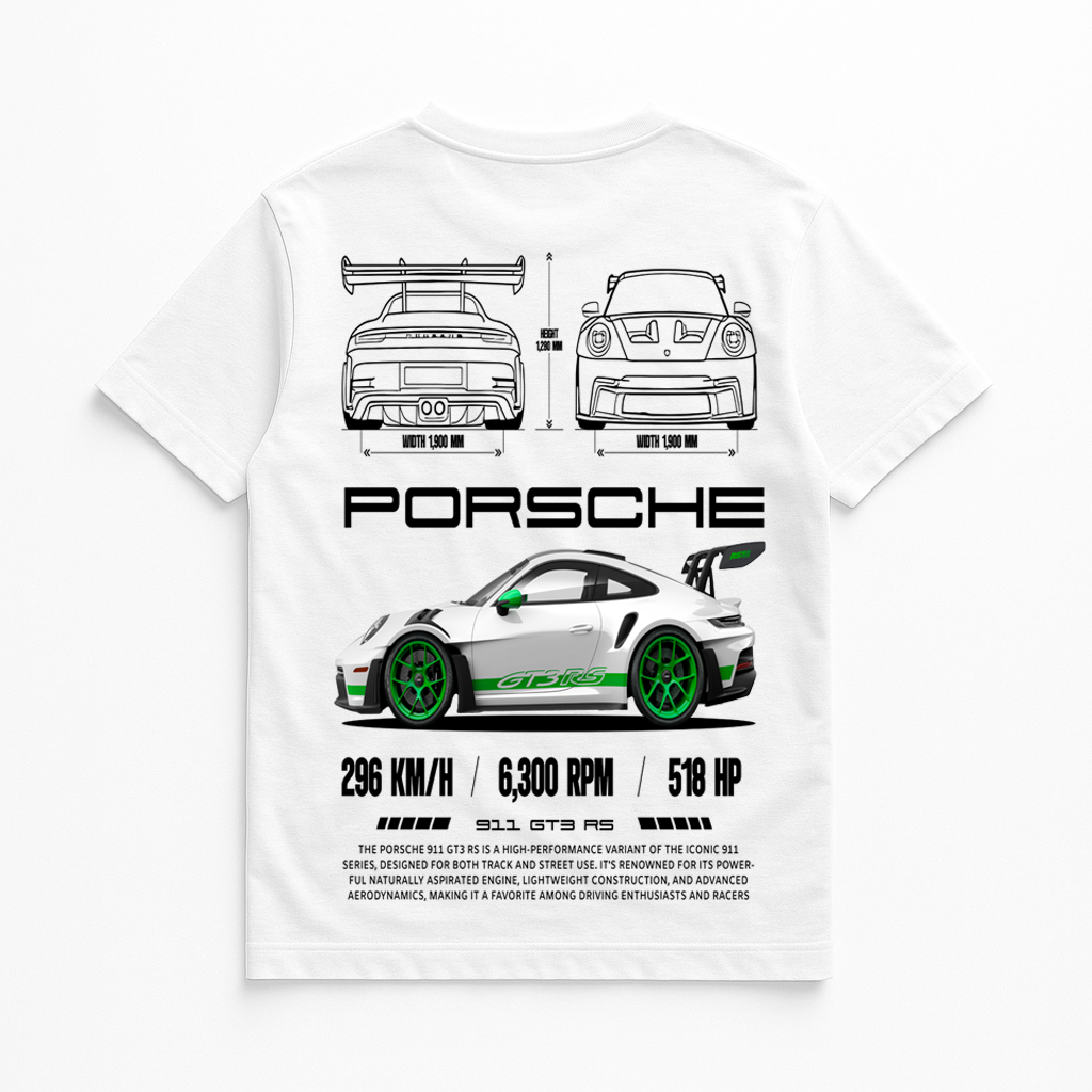 Camisa unissex Porsche 911
