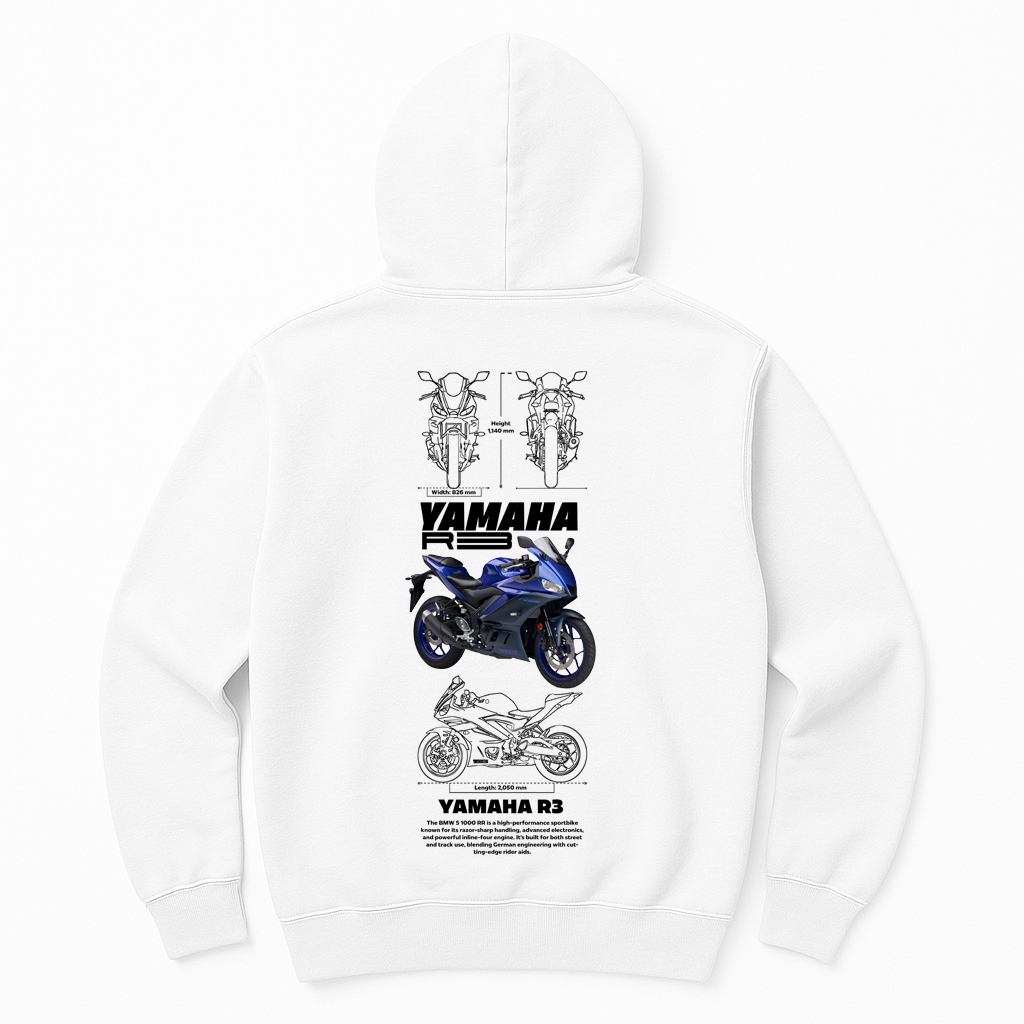 Moletom Yamaha R3 Azul