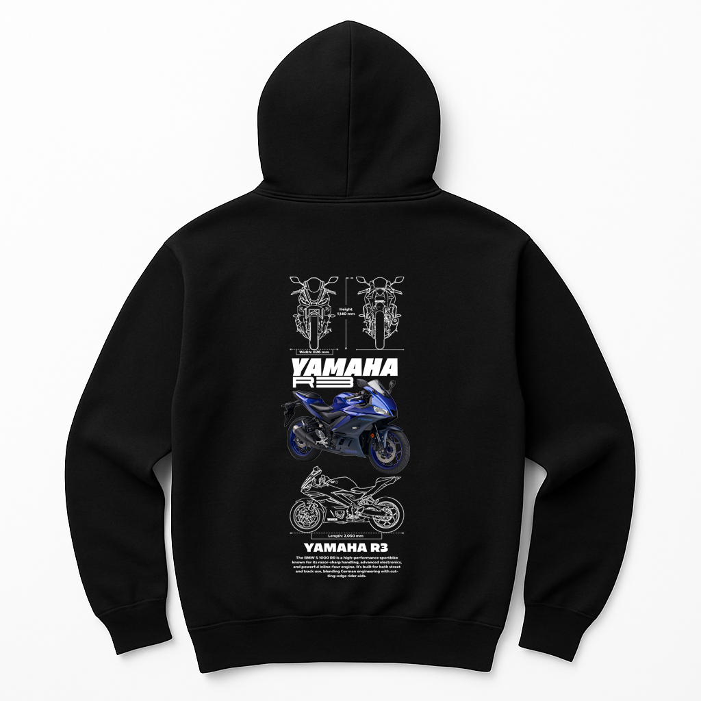 Moletom Yamaha R3 Azul