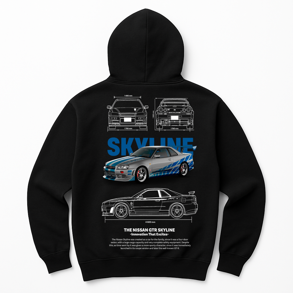 Moletom Nissan Gtr SKyline